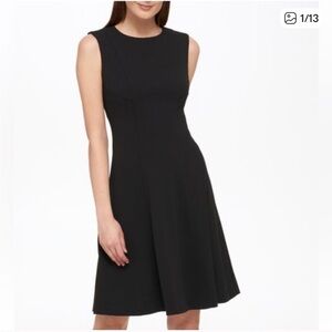 Tommy Hilfiger Elegant Black Midi Dress
